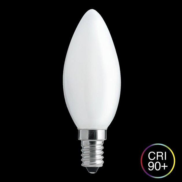 LED HG kronljus opal E14 1,5W 2700K dimbar